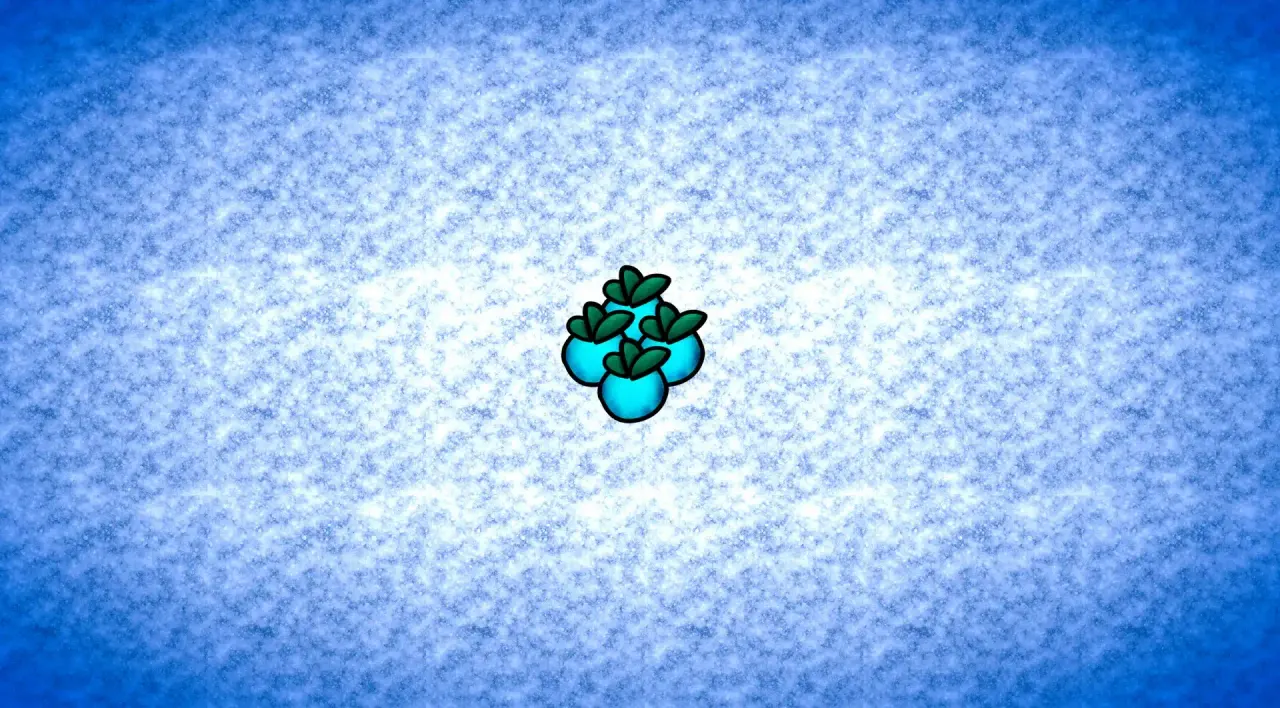 Snowy Grassland – voorbeeld in de game van de kaart Grasveld in Monkey Wave