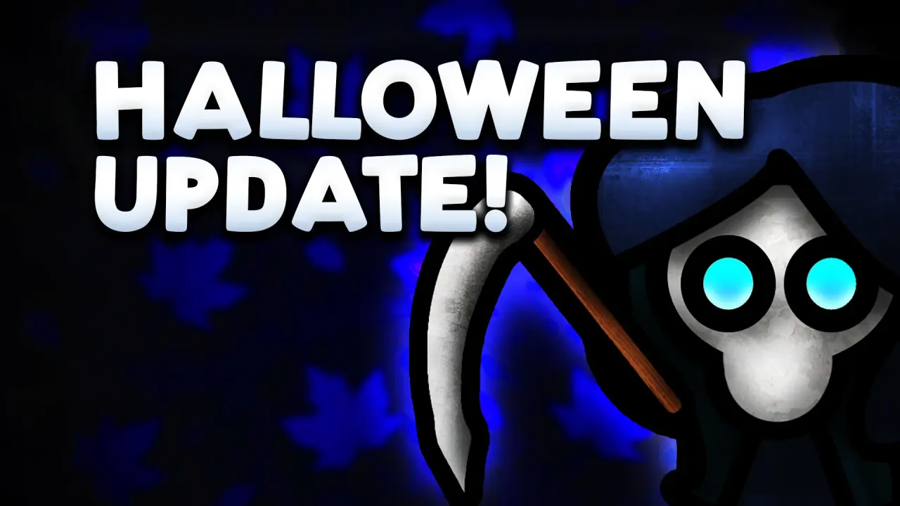 Officiële banner van de Monkey Wave 1.4.1 Halloween Update
